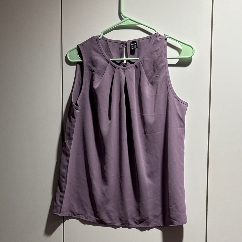 SHEIN Lavender Sleeveless Top size large